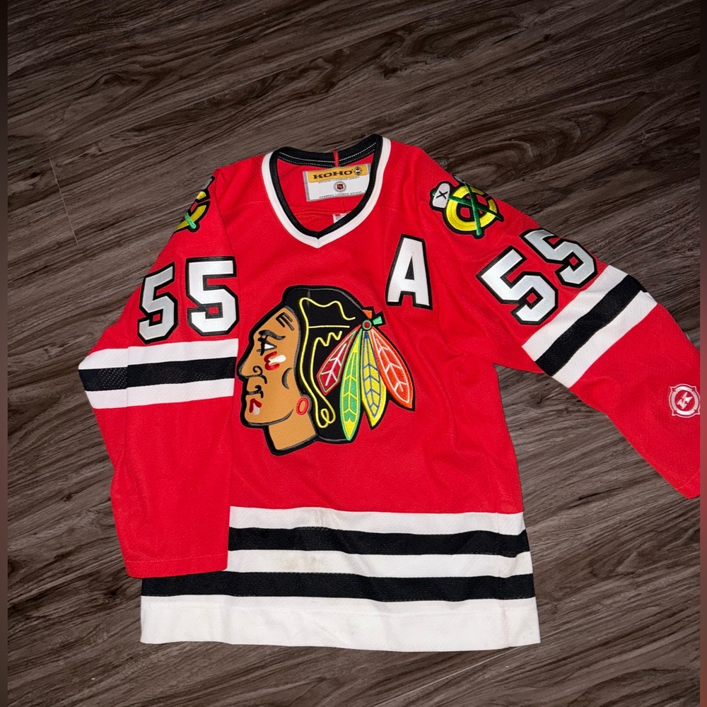 Eric Daze #55 Vintage Chicago Blackhawks Jersey